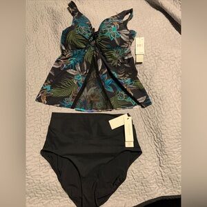 Amoressa ladies tankini swim suit set size 10